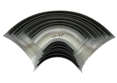 China Metal que sella productos dos conductos de ventilación de la hoja de Glavaizned de los pedazos codo de 90 grados en venta