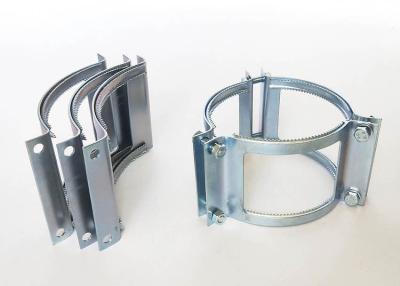 China galvanizing OEM 2 Inch Heavy Duty Tube Clamps Coupling Grip Collar Support for sale