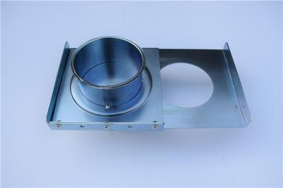 China Galvanized Steel Air Conditioning Duct Dampers 4 Inch Dust Collector Blast Gate for sale