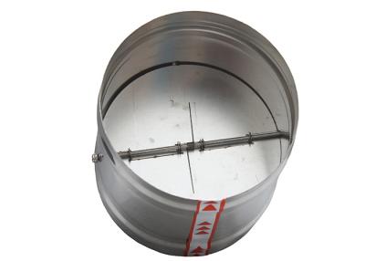 China 6 Inch Round Stainless Duct Zone Dampers Check Valve Back Draft Air Damper for sale