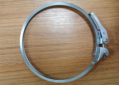 China 200mm Galvanised Pipe Clamps for sale