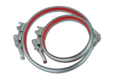 China 600mm Duct System 5.5mm Quick Release Hose Clamps With Sealing for sale