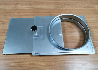 China Industrial Hvac Ductwork 80mm Manual Blast Gate For Woodworking Machinery for sale