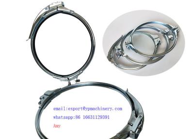 China 200mm Airtight Quick Release Galvanized Pipe Clamp for sale