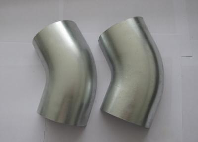 China Half Pressed 150mm Ducting 90 Degree Bend For Collection System for sale