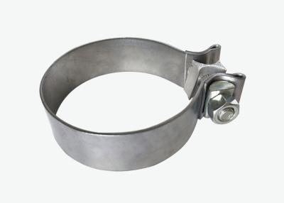 China O Type Stainless Steel Narrow Band Bolt 2.25 Exhaust Clamp for sale