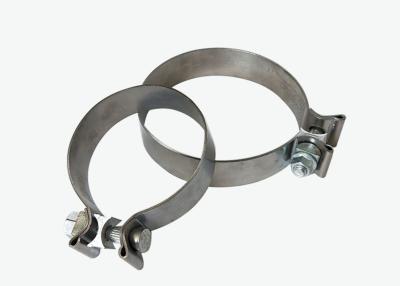 China Muffler 5 Iso Stainless Steel Exhaust Clamps Heavy Duty Pipe Clamps for sale