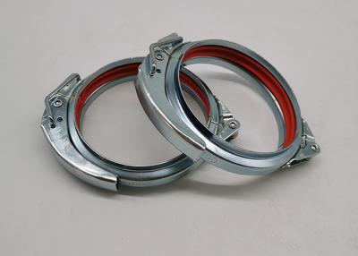 China Zinc Plated Carbon Steel 100mm Quick Release Tube Clamp for sale