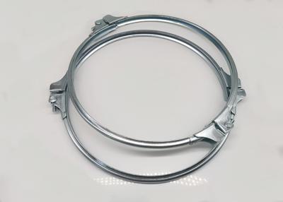 China 250mm Galvanized Conduit Clamps Quick Connect Pull Ring With Sealant for sale