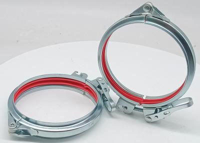 China Abrazadera galvanizada hermética de la reparación de Ring Ventilate 140M M de la ronda en venta