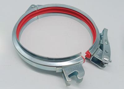 China Braçadeira de tubulação galvanizada 120mm de borracha de Ring Dust Removal Flange da selagem para a conexão à venda