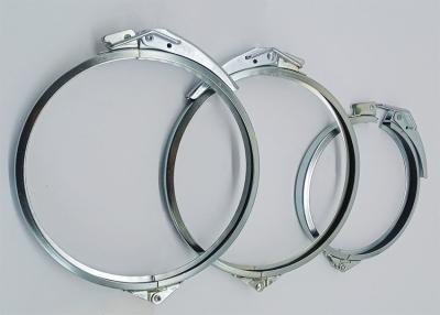China Quick Release Sealing Ring USA Type 80mm 2 Inch Galvanized Pipe Clamps for sale