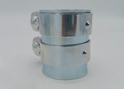 China Ss304 Heavy Duty Sleeve Double 63.5mm Exhaust Pipe Connector Clamp for sale