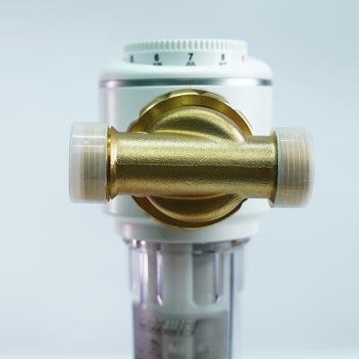 China DN20 - DN25 Unidade de filtragem de água doméstica inteira pré-filtro de 1 polegada à venda