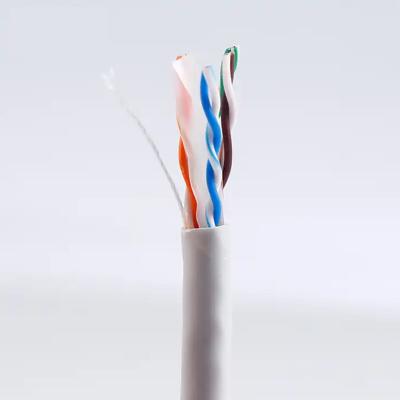 China CAT Category 6 Gigabit LAN Cable Unshielded Cable Engineering Version 305 Meter for sale