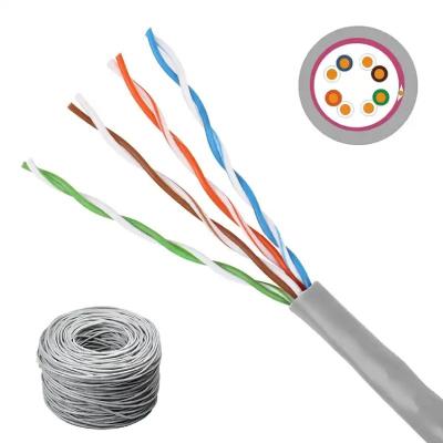 China Pure Copper CCA Conductor Cat5e LAN Cable For LAN Networking 305m for sale