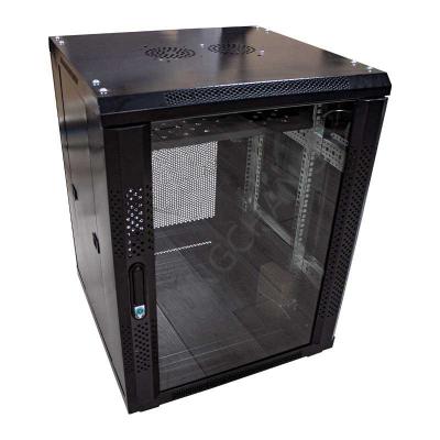 China Key Locking 18U Network Rack With 4 Post Structure For Enhanced Organization for sale