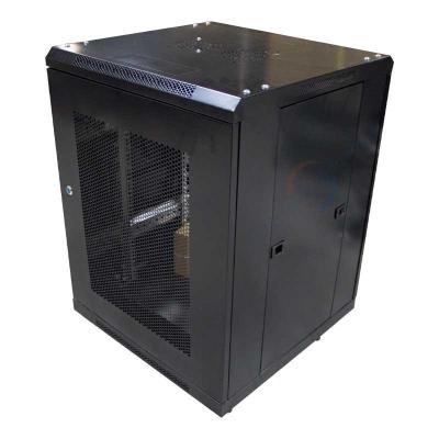 China 4 Wheels Server Rack Cabinet With Cable Management And Fan Assisted Te koop