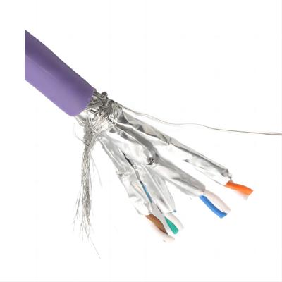 China Cat 7 Ethernet shielded cable with LSZH Sheath Material, 10Gbps transmission Speed à venda
