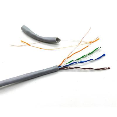 China Cable del PVC Cat5e del cobre del escudo de 24AWG ANATEL no, gato 5e del cableado del cable de Ethernet en venta