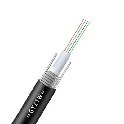 China GYXTW 9 / 125 OS2 Fiber Optic Single Mode Cable 4 - 48 Cores For Duct / Aerial for sale
