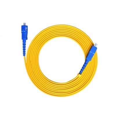 Chine Corde de correction optique duplex de fibre de Sc UPC-SC UPC du mode unitaire 9/125 à vendre