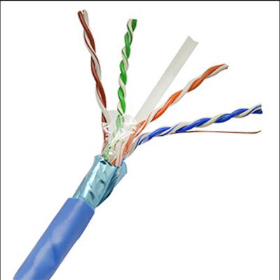 China 23AWG FTP Copper Cat6 Ethernet Cable 305m For Telecommunication for sale