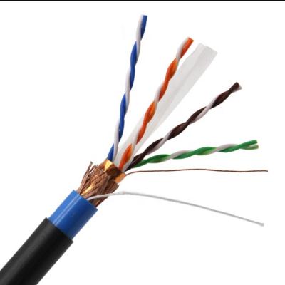 Chine le twisted pair SFTP Cat6 de PVC 4P de 305M a protégé le câble Ethernet, câble de PVC de SFTP Cat6 à vendre