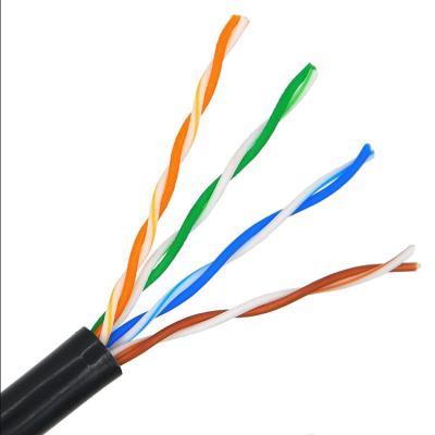 China par trenzado de 0.5m m 24AWG 4P 1000 pies de Cat5e de Ethernet de cableado del cable en venta