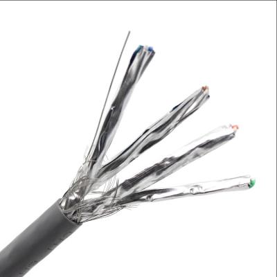 China 10Gigabit 4Pair torció el PVC de cobre de CAT7 LAN Cable LSZH en venta