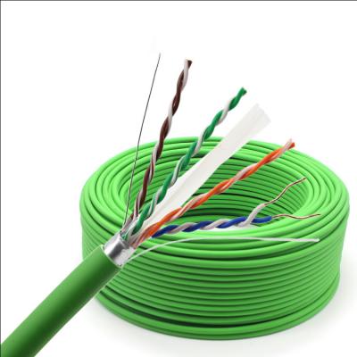 China FTP Cat5e 100m Ethernet Cable , 100m Cat6 Cable 4P Twisted Pair for sale