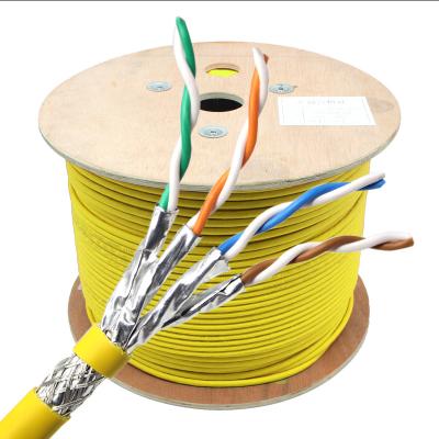 China 22AWG FTP LSZH PVC Jacket 305m CAT8 LAN Cable , Cat 8 Ethernet Cable for sale