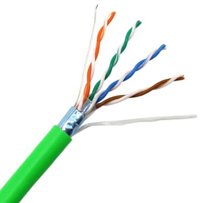 China 4P Twisted Pair PVC HDPE Cat5e LAN Cable , 24AWG Cat5e Cable UTP FTP for sale