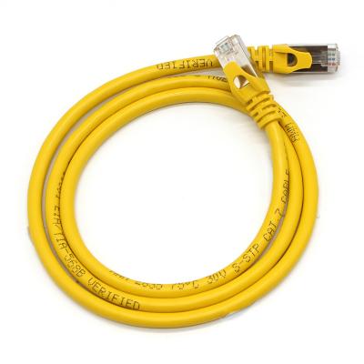 China Round RJ45 Jumper Shielded 24awg 26awg FTP Cat5e Patch Cord for sale