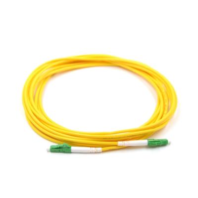 China 3 Meters LCAPC Single Mode Simplex Patch Cord LSZH PVC Jacket for sale
