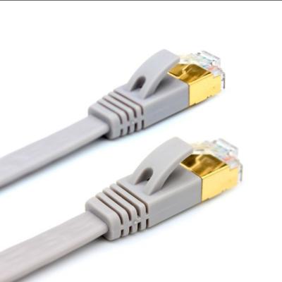 China High Speed Flat 8P8C SSTP SFTP FFTP 24AWG Cat7 Patch Cord for sale