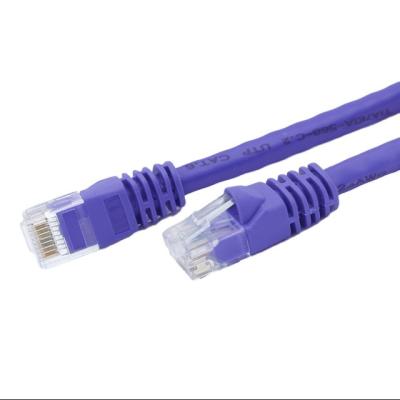 China 26awg BC CCA Shielded FTP Cat5e Patch Cord , 20m Cat5e Ethernet Cable for sale