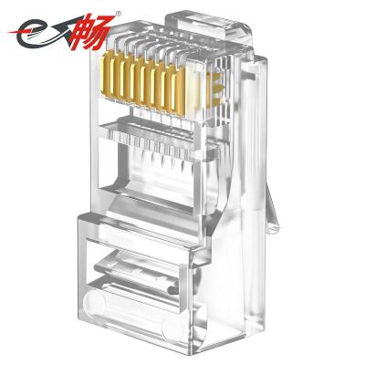 China Ethernet-Kabelnetzwerk-Kabel Mann-RJ45 UTPs 8P8C Cat6 Cat5E zu verkaufen