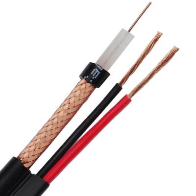 China Al Foil Pure Copper CCS RG59 2C Coaxial TV Cable , Coax Cable For Internet for sale