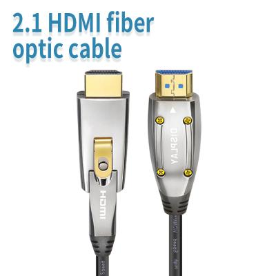 Chine L'or a plaqué le câble à grande vitesse de la caisse HDCP HDR HDMI en métal à vendre