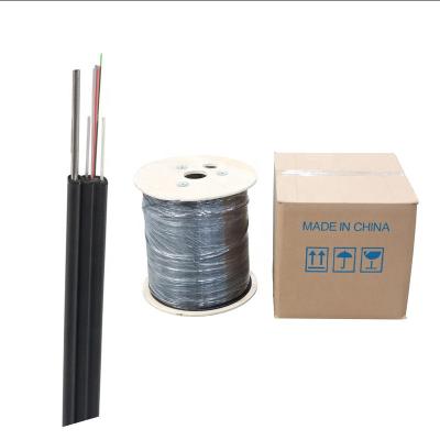 China GJYFXCH G657A G652D 1 Core 2 Core FTTH Drop Cable , Fiber Optic Ethernet Cable for sale