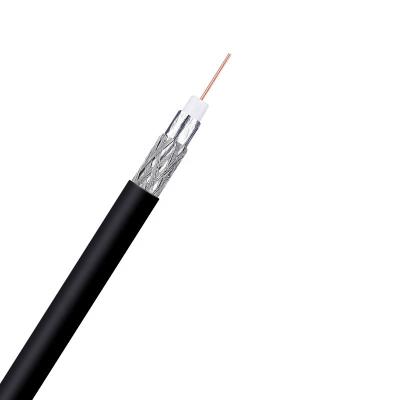 China RG6 Quad Shield CCTV Coaxial Cable For Communication for sale