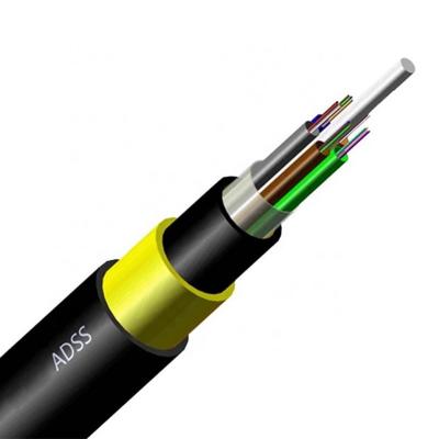 China 100M 200M Span Adss G652D Fiber Optic Cable Non Metallic 72 96 Core for sale