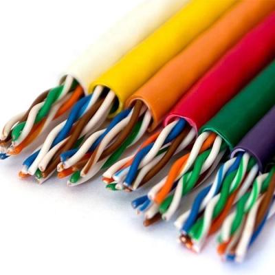 China Customizable Jacket 0.95mm 4 Pairs 305m Cat5e LAN Cable for sale