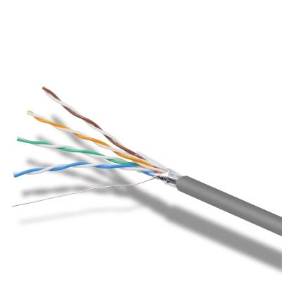China los 305m FTP Cat6 torcieron el cobre de Lan Cable Ethernet Shield FTP de la red del cordón en venta