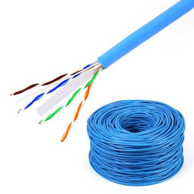 China Indoor 305m 1000ft Pull Box Network Lan Cable Bare Copper CCA for sale