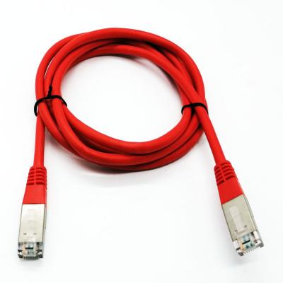 China Red UTP FTP Cat6e Ethernet Network Lan Cable 0.5m 1m 2m for sale