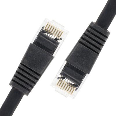 China 3M 5M 10M Network Lan Cable Industrial Cat5 Cat6 Cat7 Cat8 Flat Patch Cord for sale