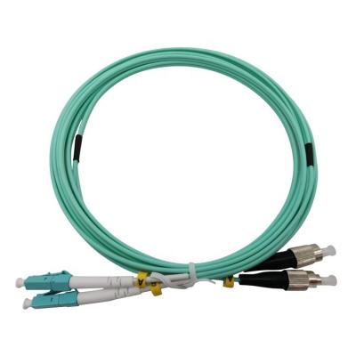 China Patch Cord OM3 LC / UPC-FC / UPC MM DX 2.0mm LSZH for sale