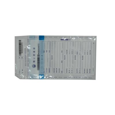 China Q047 Small anti-modification plastic evidence bag for sale